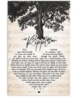 Grateful Dead Ripple Tree Love Heart Lycrics Print Wall Art Decor Canvas - MakedTee