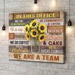 Au In This Office Wall Canvas Poster Wall Art