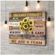 Office In This Lodge Canvas Poster Wall Art