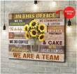 In This Office Custom Wall Canvas Poster Wall Art