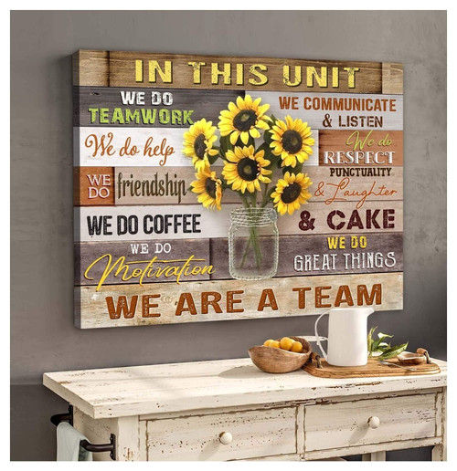 Office In This Unit Canvas Poster Wall Art
