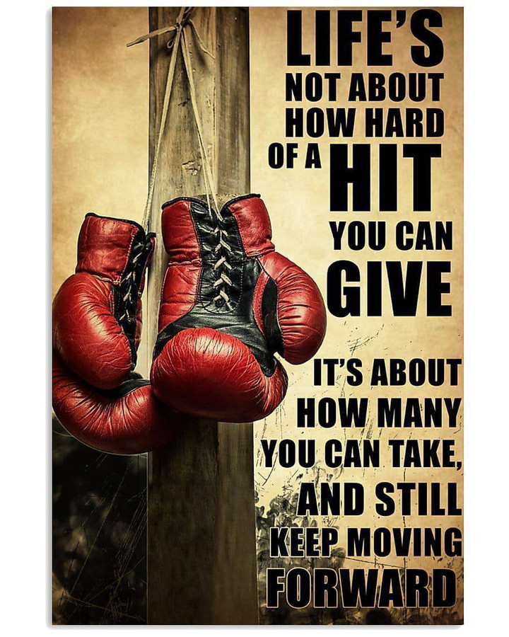 Boxing Quote For Fans Canvas - MakedTee