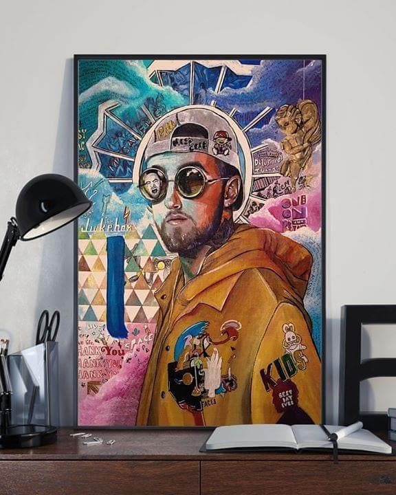 Mac Miller American Rapper For Music Lover Print Wall Art Canvas - MakedTee