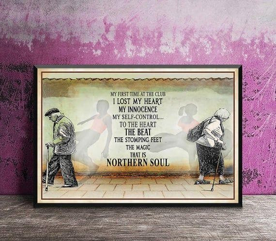 My First Time At The Club I Lost My Heart Vintage Printed Wall Art Decor Canvas - MakedTee