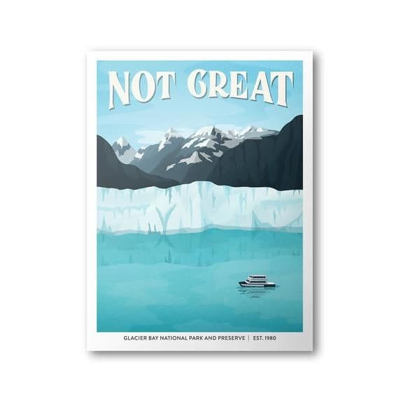 Glacier Bay National Park Print Wall Art Decor Canvas - MakedTee