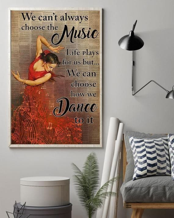 Flamenco Girl We Can Choose How To Dance To It Poster D Canvas - MakedTee
