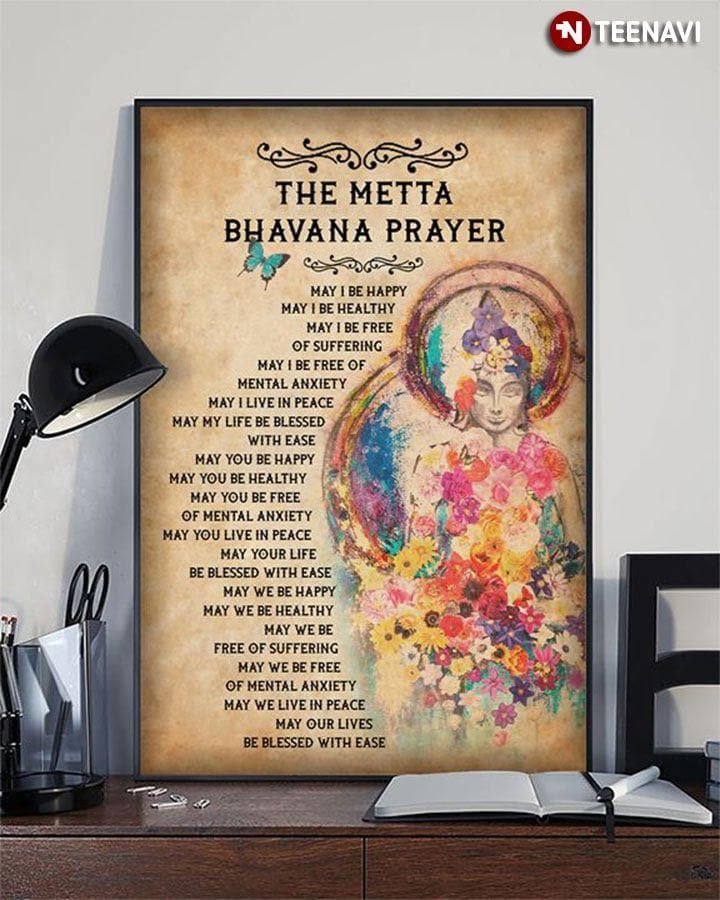 The Metta Bhavana Prayer Canvas - MakedTee