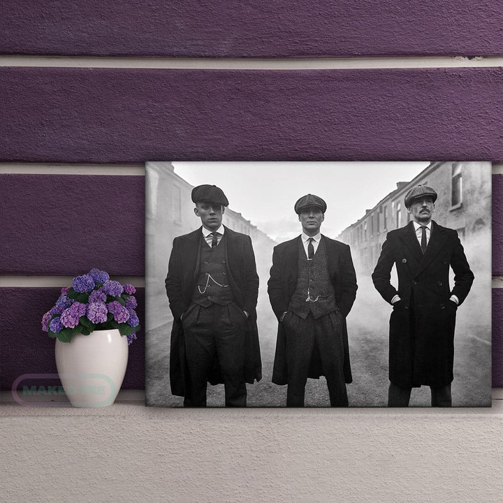 Shelby Brothers Canvas Prints Prints - Portrait of Peaky Blinders Brothers Art Pictures, Wall Decor - MakedTee
