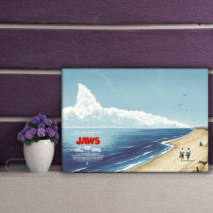 Jaws Shark Movie For Fan Wall Art Print Decor Canvas Prints Poster Canvas Prints