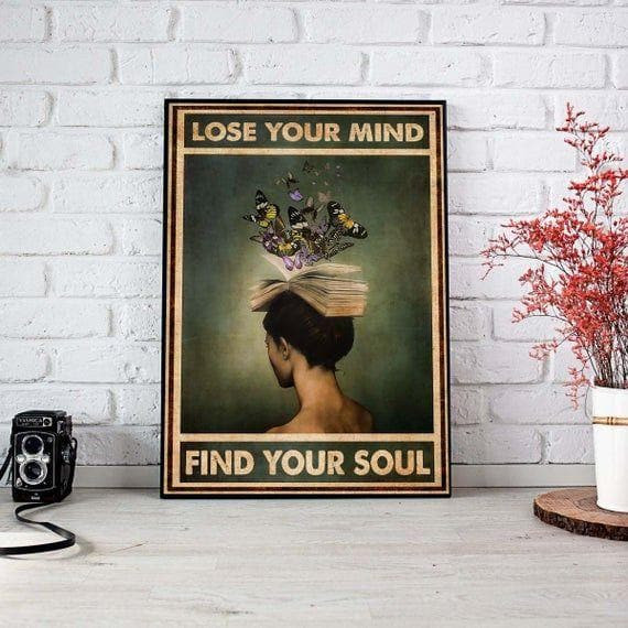 Lose Your Mind Find Your Soul Wall Print Wall Art Decor Canvas - MakedTee