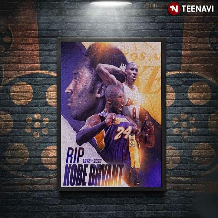 Rip Kobe Bryant Black Mamba 1978 - 2020 Thank You For The Memories Canvas - MakedTee