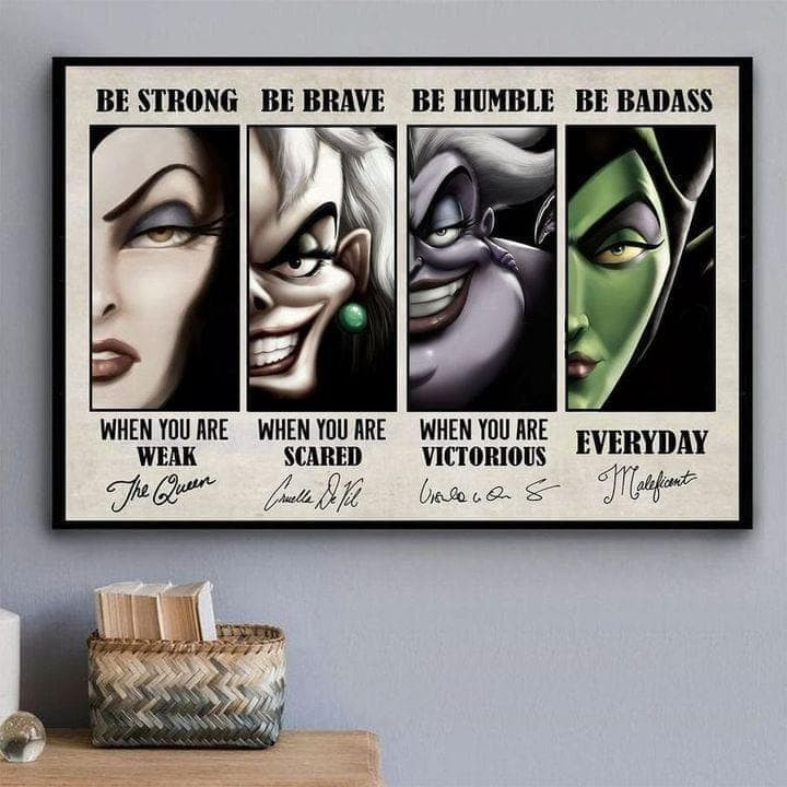 Be Strong When You Are Weak Villians Signatures Canvas - MakedTee