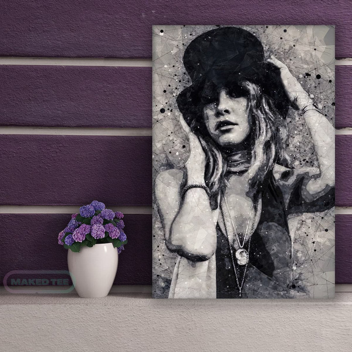 Stevie Nicks Legend Singer For Fan Wall Art Print Canvas Prints