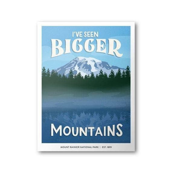 Mount Rainier National Park Print Wall Art Decor Canvas - MakedTee