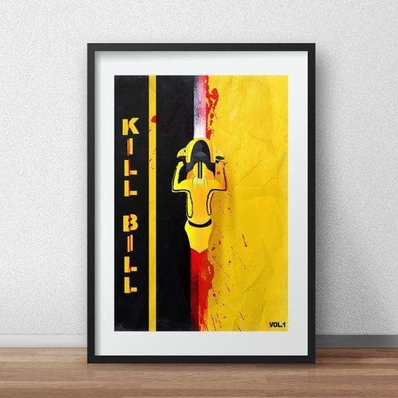 Quentin Tarantino Kill Bill Digital Alternate Movie Print Wall Art Decor Canvas - MakedTee