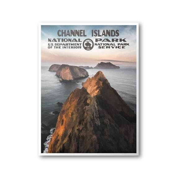Channel Islands National Park Print Wall Art Decor Canvas - MakedTee