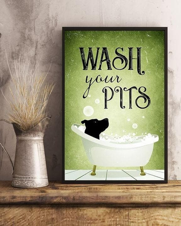 Wash Your Pits Wall Art Print Canvas - MakedTee