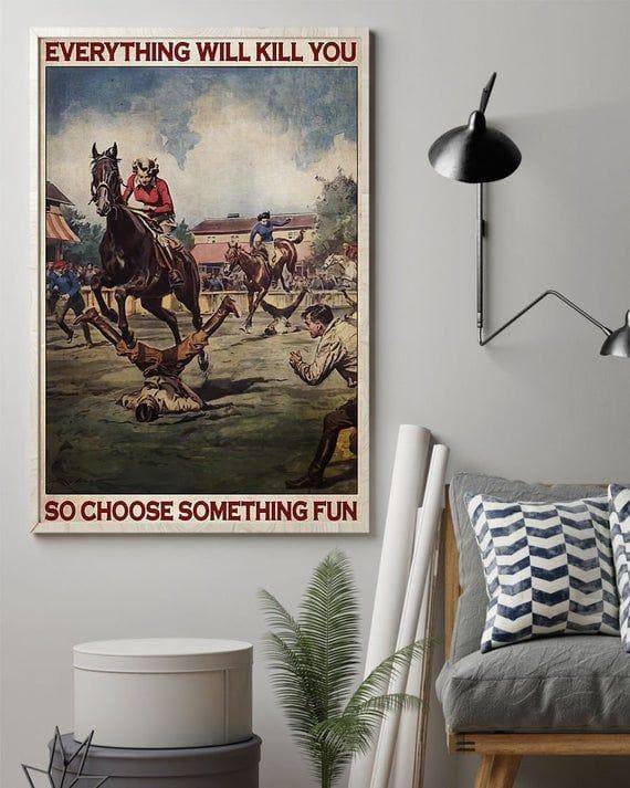 Jumping Choose Something Fun Poster D Canvas - MakedTee
