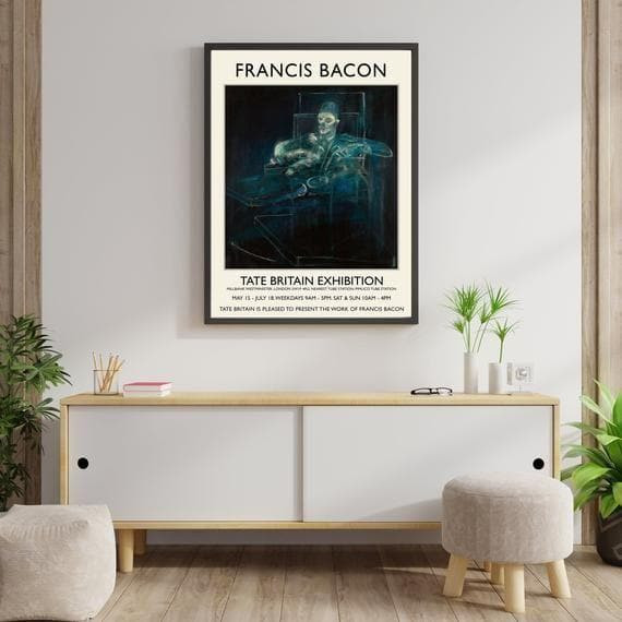 Francis Bacon Exhibition Gallery Quality Pope Print Wall Art Decor Canvas - MakedTee