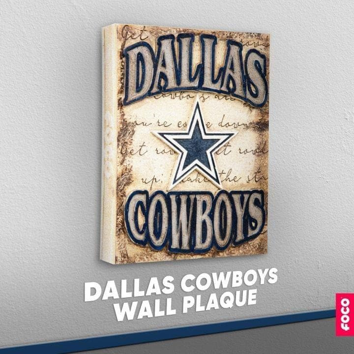 Dallas Cowboy Logo Printed Wall Art Canvas - MakedTee