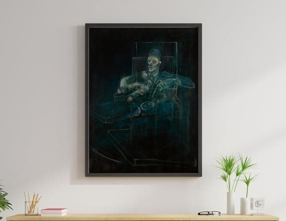Francis Bacon Art Gallery Quality Pope Print Wall Art Decor Canvas - MakedTee
