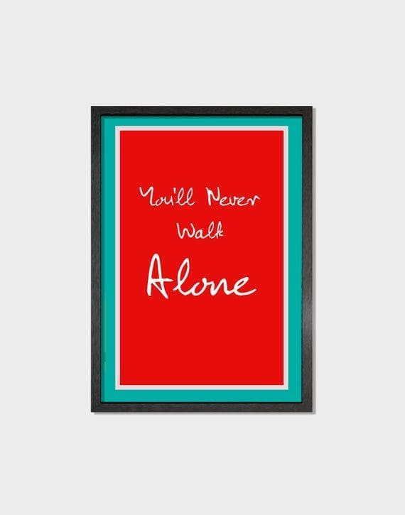 Youll Never Walk Alone Ynwa 2020/21 Liverpool Fc Printed Wall Art Decor Canvas - MakedTee