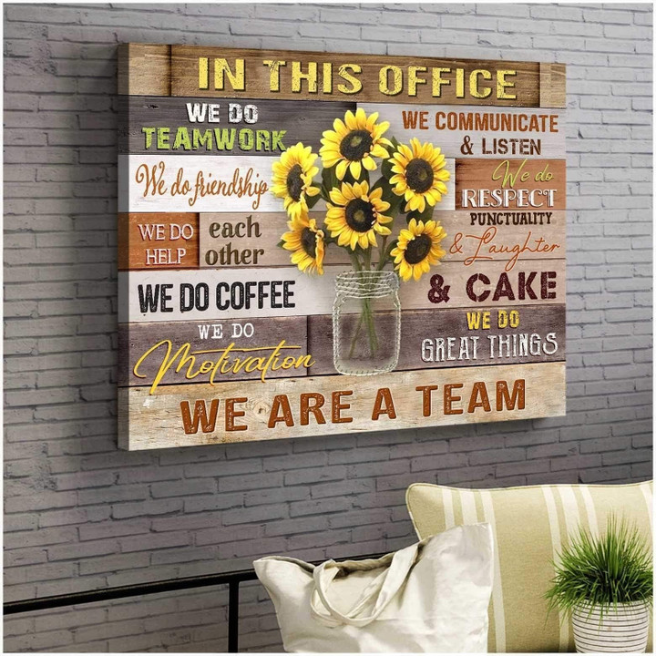 In This Office Ct Wall Canvas Poster Wall Art