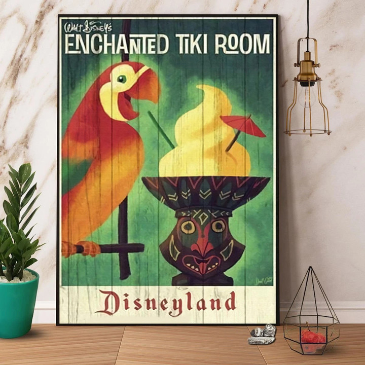Disneyland Enchanted Tiki Room For Disney Magic Canvas Poster Wall Art