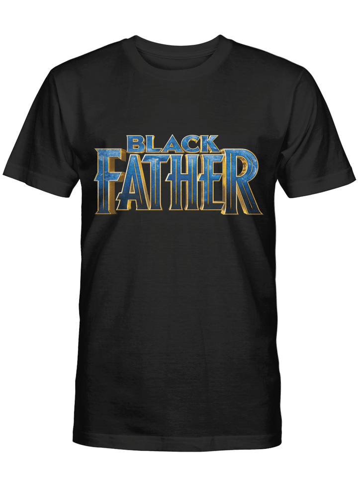 father's day Black father shirt font black panther tshirt