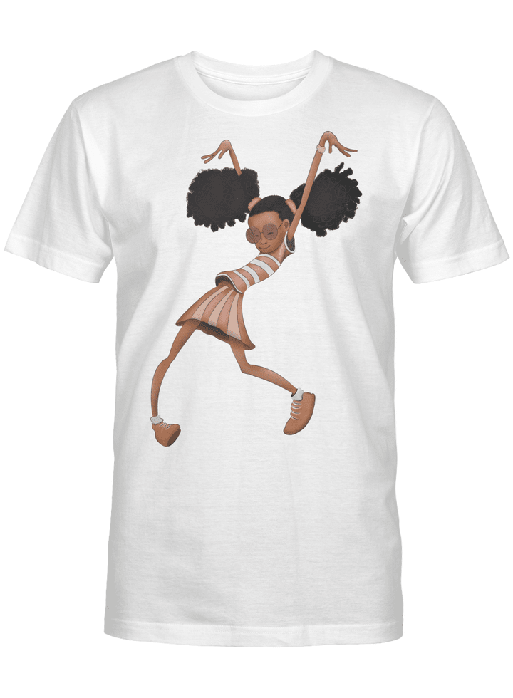 Shirt for black kid afro sportive girl tshirt