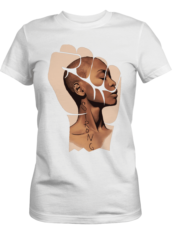 Black girl shirt for black woman strong art shirt for african american girl