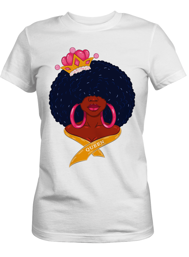 Melanin queen shirt for afro women art shirt for african women