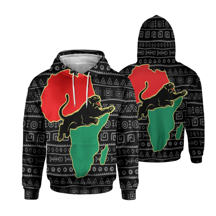 Black Fanther Africa all over print shirt 3d hoodie