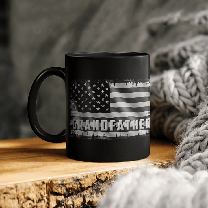 Mug for grandfather gifts for grandpa american flag grandfather mug
