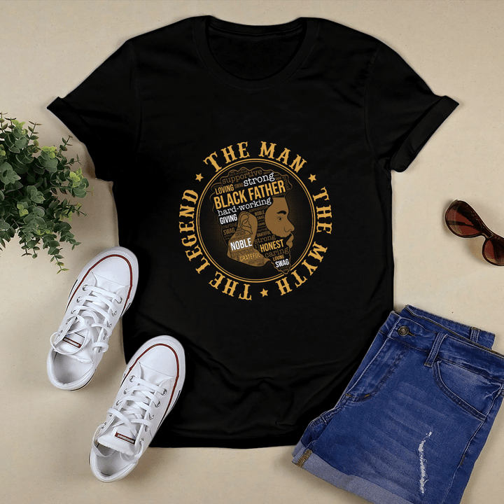 father's day Shirt for black father the man the myth the legend shirt for father's day