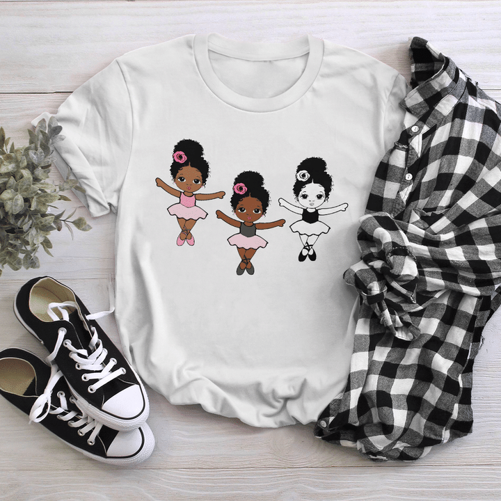Dance baby girl shirt for little girl ballet for black girl dance
