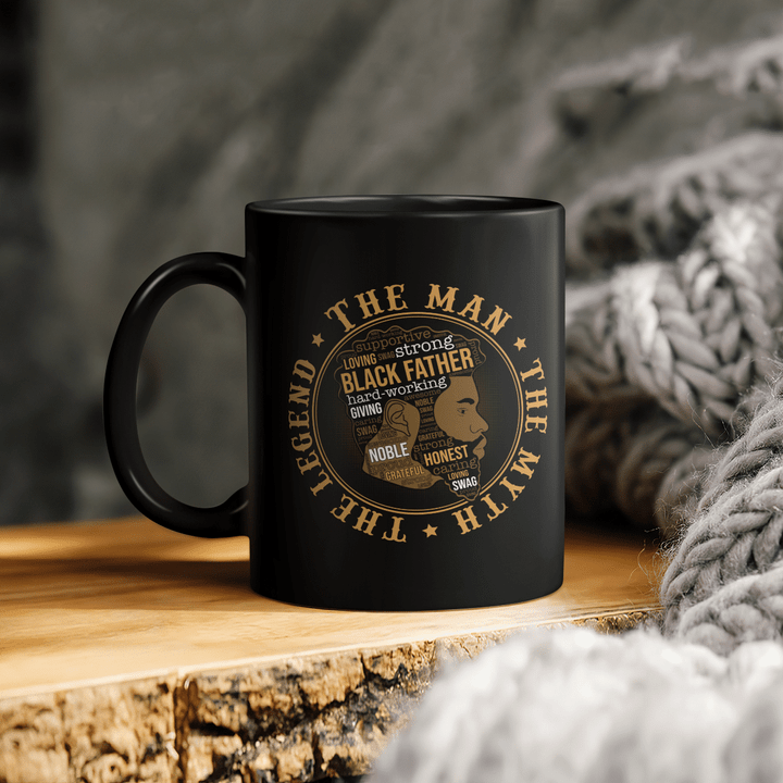 father's day Mug for father african father gifts black father the man the myth the legend mugs