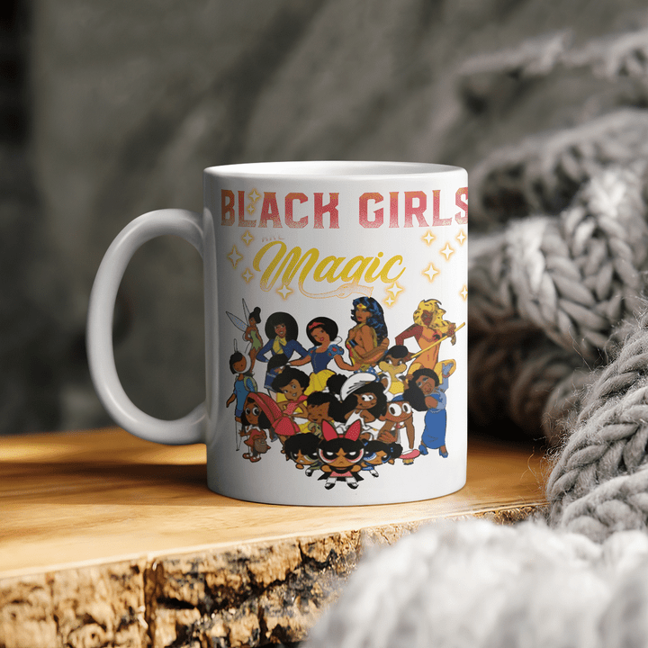 Mug for women black girls magic mugs