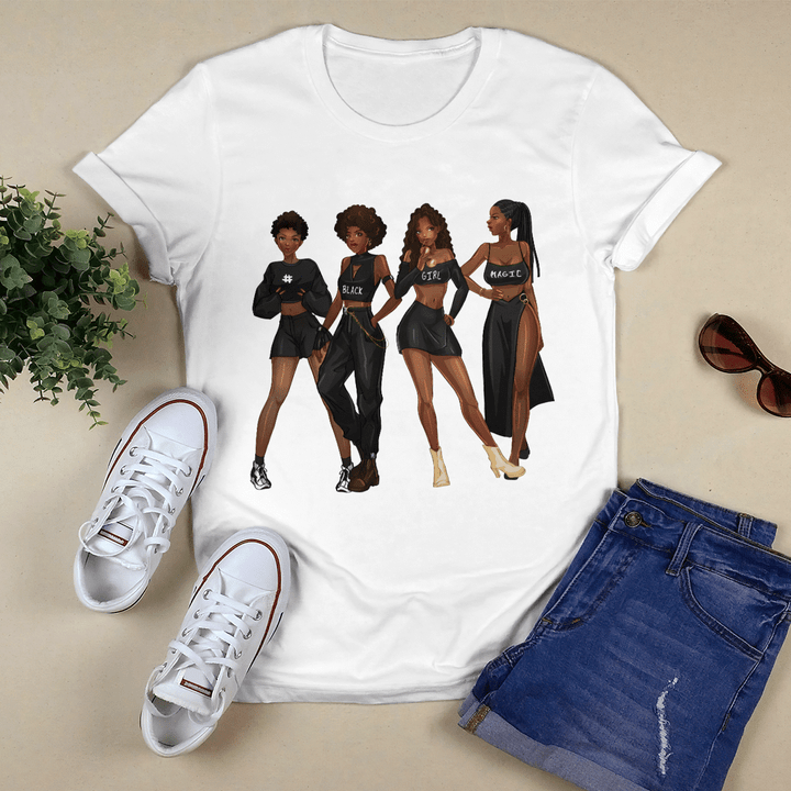 Shirt for women black friends black girl magic shirts