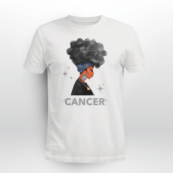 Cancer girl shirt cancer zodiac shirt birthday gift for black girl zodiac tshirt