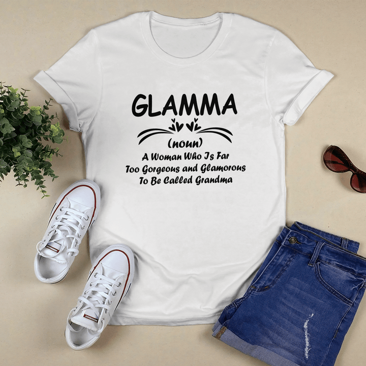 Mother's day shirt for grandma glamma definition shirt gift for grandma funny grandma shirt happy mother's day shirt
