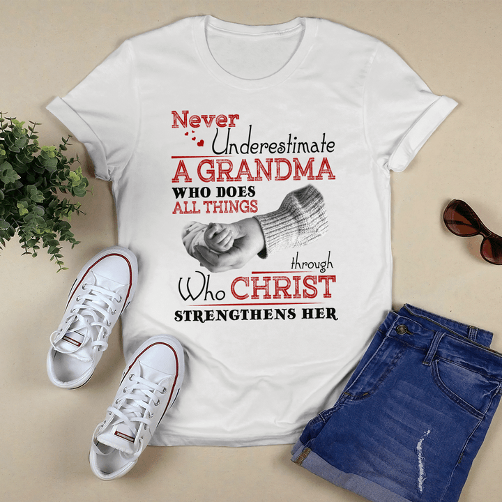 Mother's day shirt for grandma never underestimate a grandma shirt happy mother's day shirt