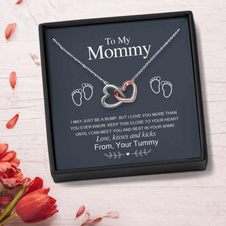 Mother's day gift for mom to be necklace I may just be a bump but I love you Necklace pregnancy gift for mommy from baby bump to mom to be gift mother's day gift for expecting mom