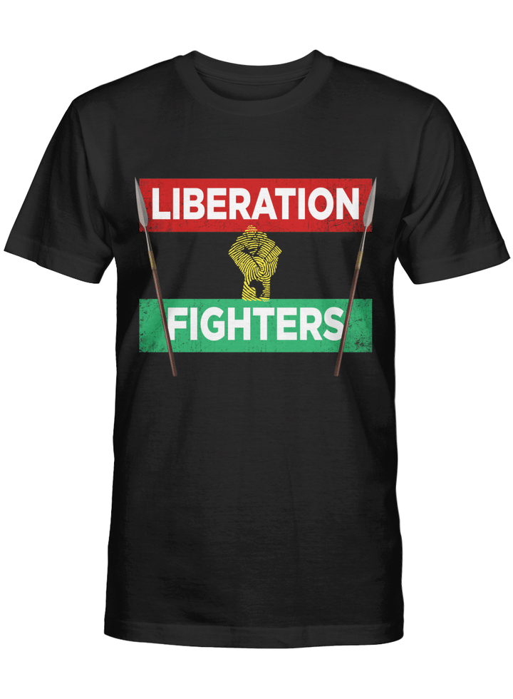 Black pride shirt for black history month liberation fighter african tshirt
