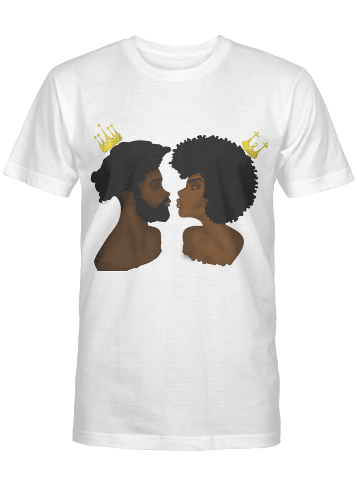 Shirt for couple king and queen black soulmate tshirt Valentine's day gift