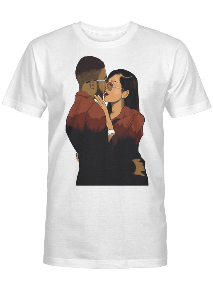 Black couple shirt for black couple romantic men and women couple tshirt Valentine's day gift