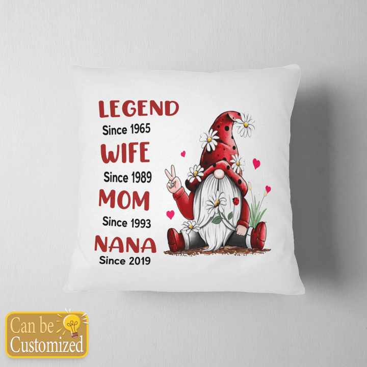 Personalized pillow legend wife mom grandma
