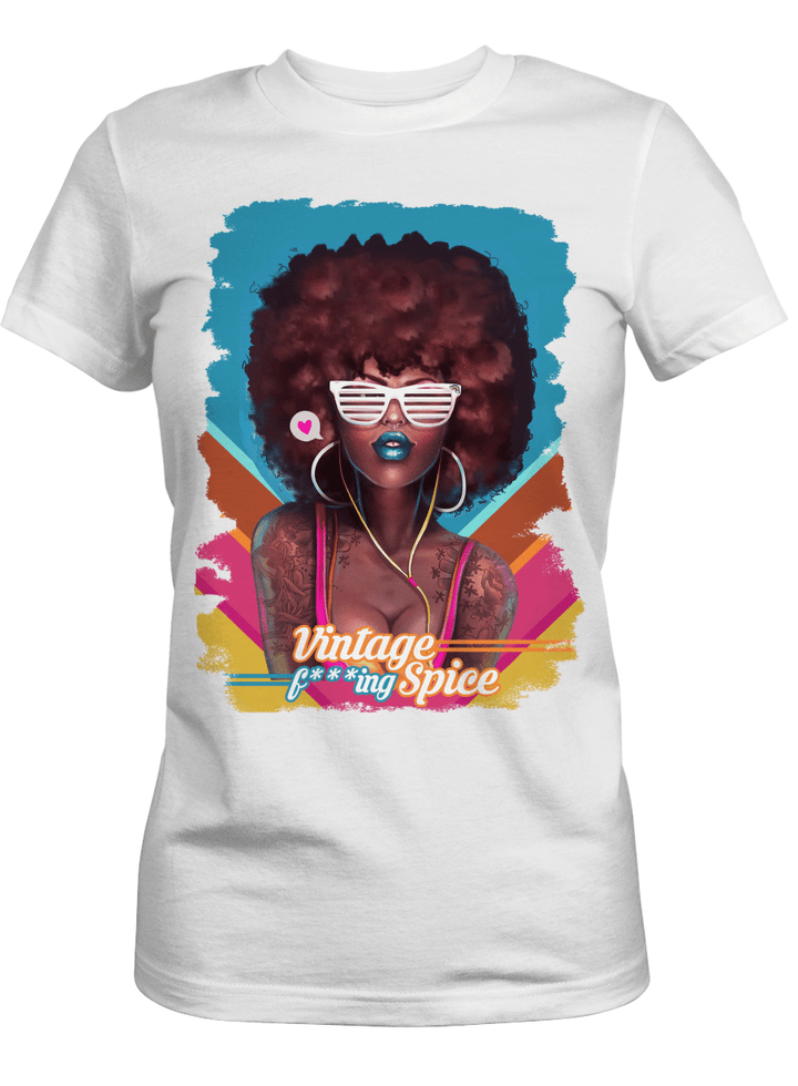Cool black girl shirt for black girl colorful art shirt for black women