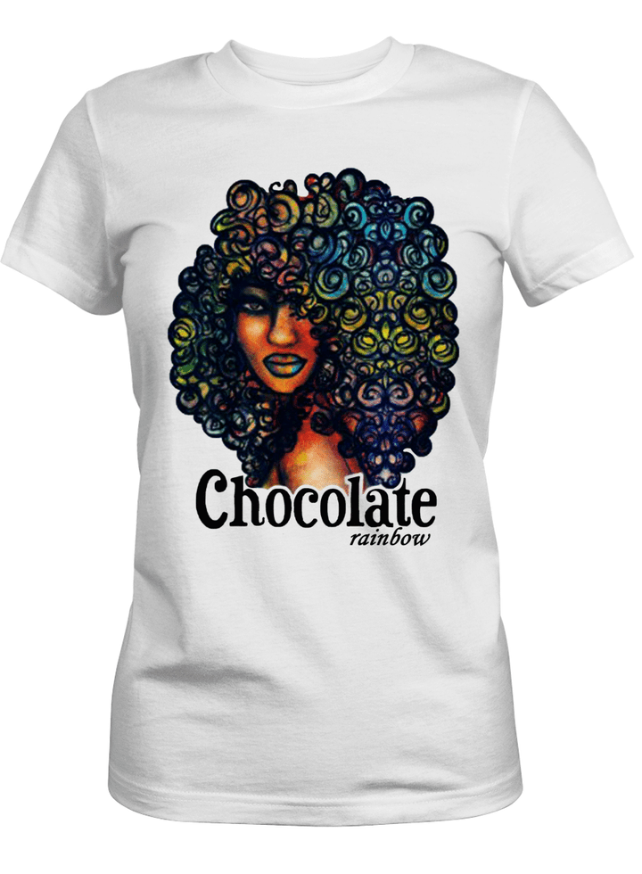 Afro women shirt for black women afro natural hair chocolate shirt for afro girl shirt for black queen melanin