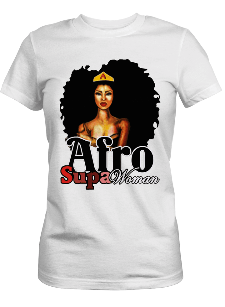 Afro woman shirt for black queen art shirt for woman power shirt for afro american shirt
